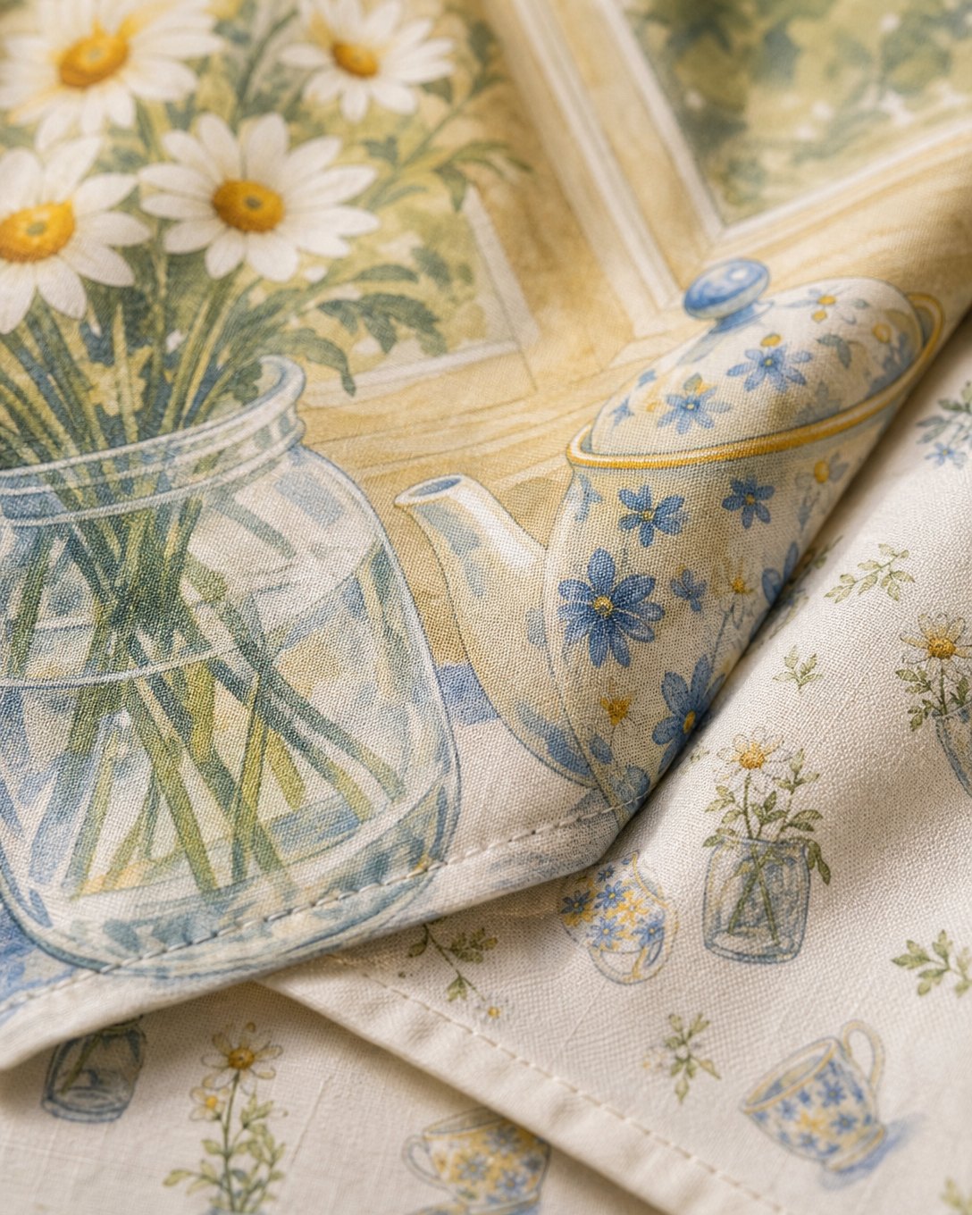 Teatime Daisies Tea Towel Set, image 4