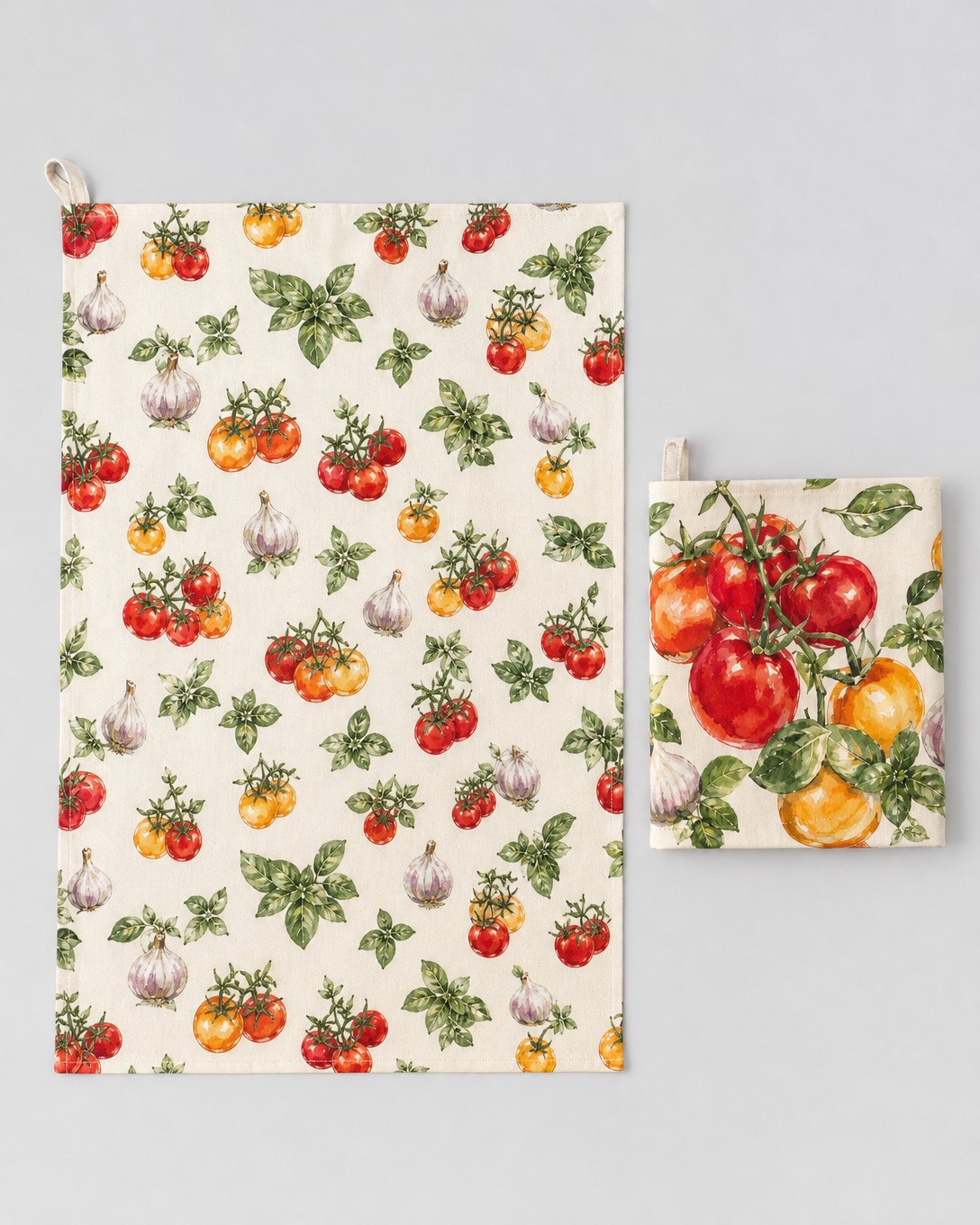 Vine Tomatoes Tea Towel Set, image 3