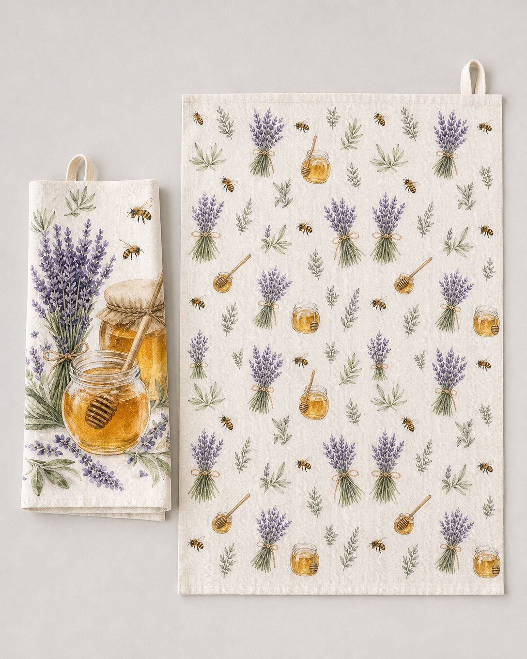 Honey & Lavender Tea Towel Set, image 3