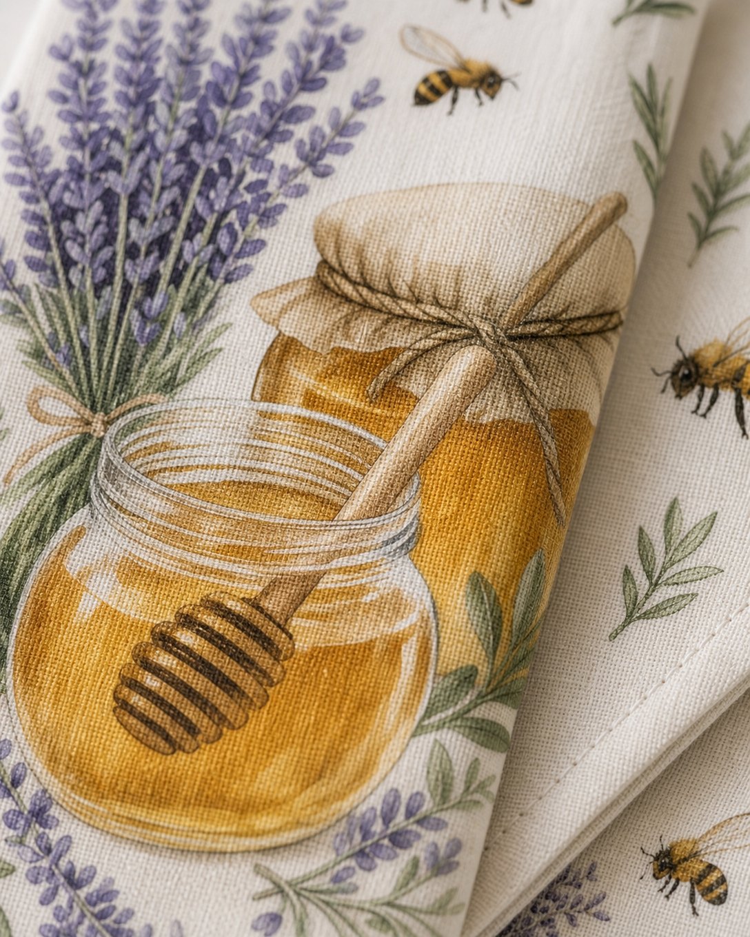 Honey & Lavender Tea Towel Set, image 4