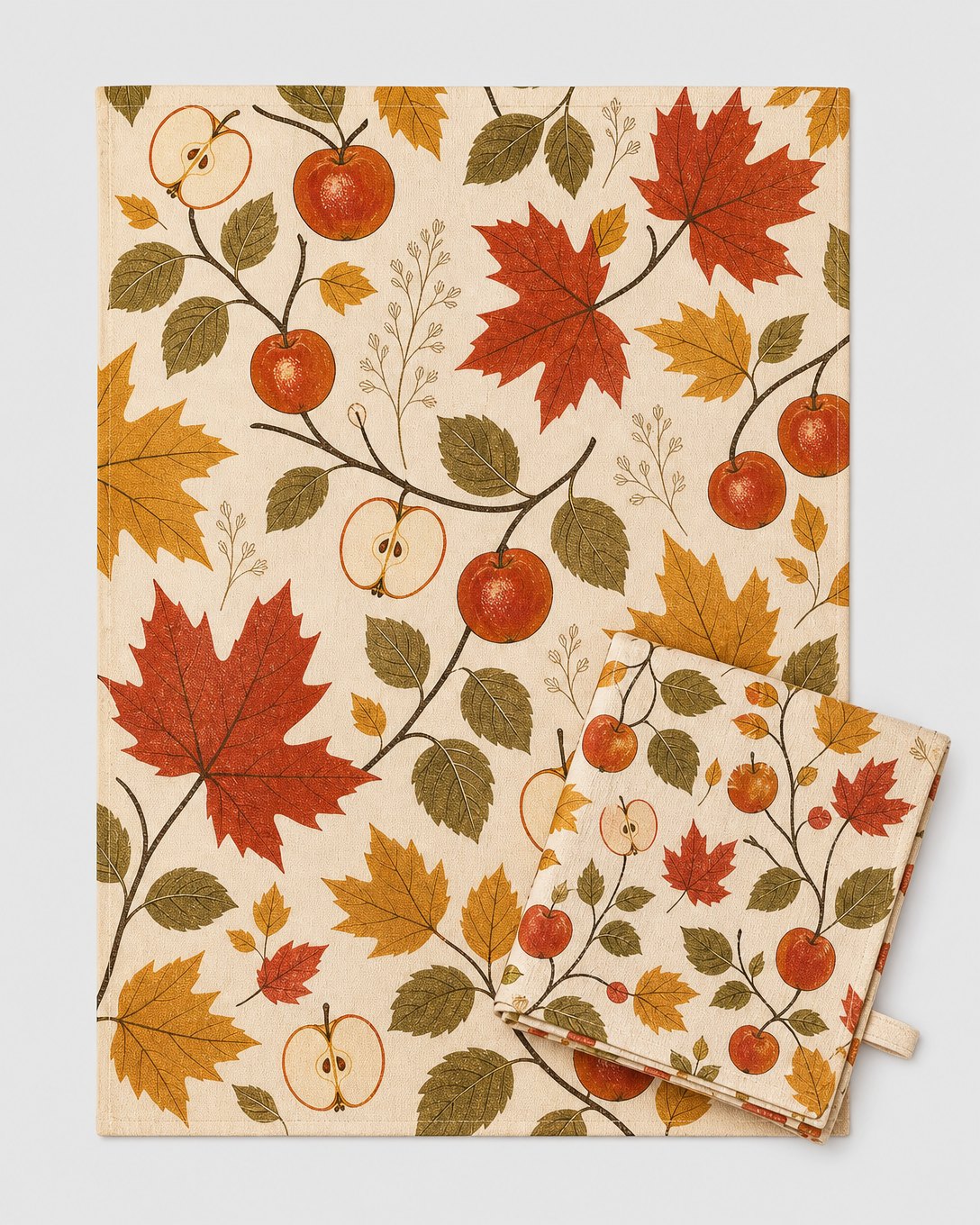 Maple & Apple Tea Towel Set, image 2