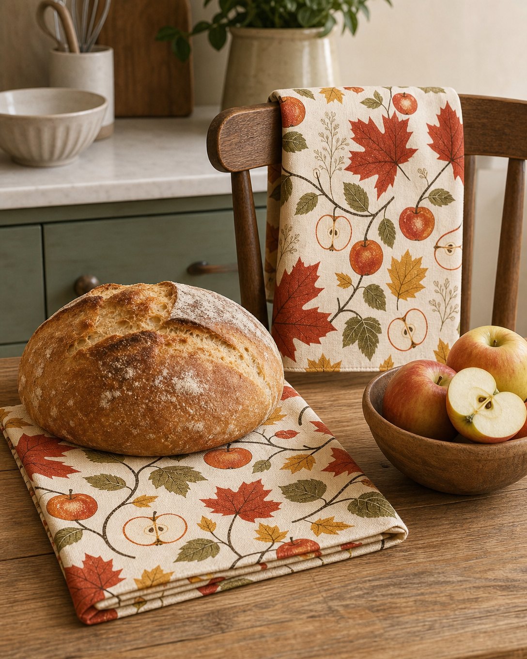 Maple & Apple Tea Towel Set, image 5