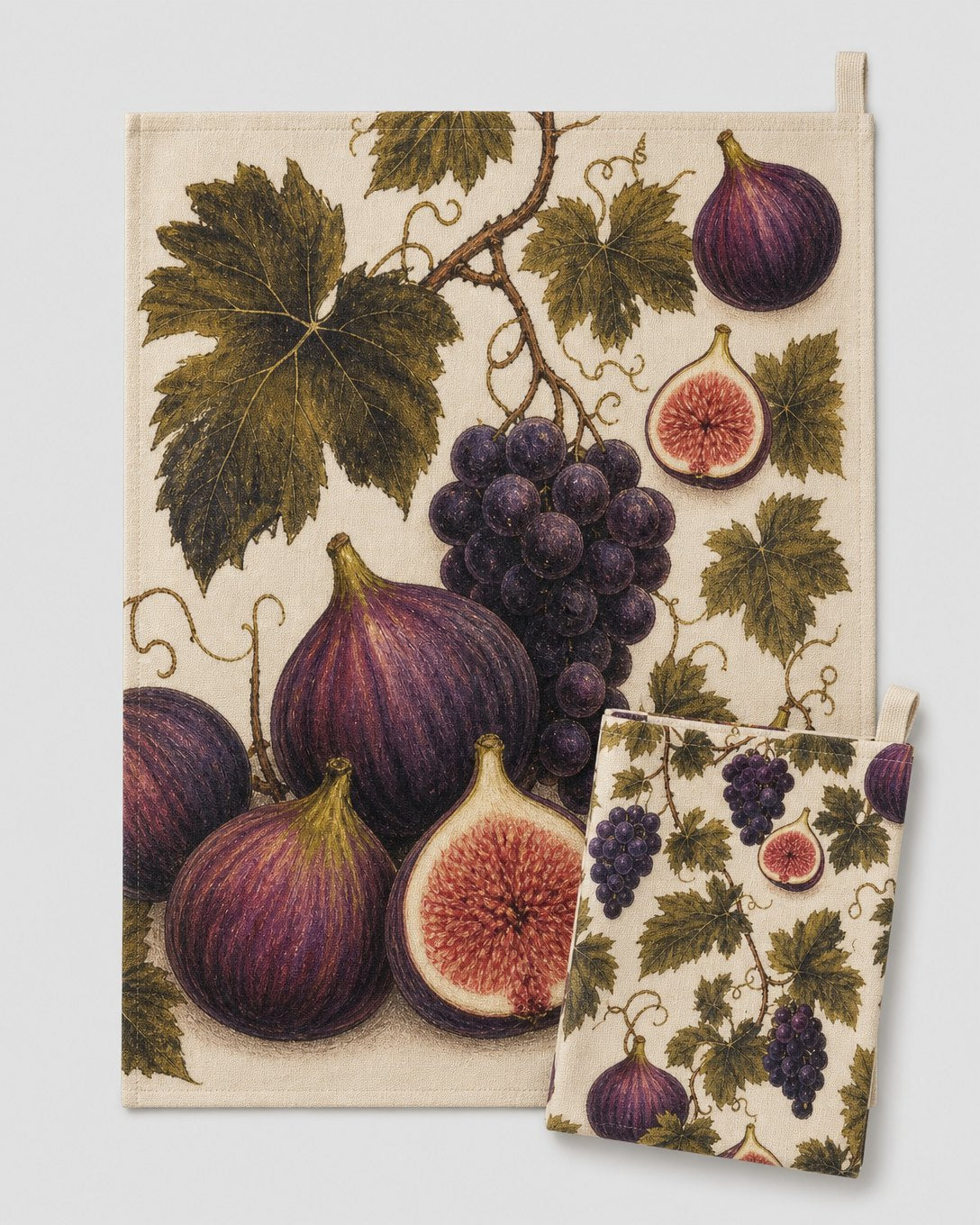 Fig & Grape Tea Towel Set, image 2
