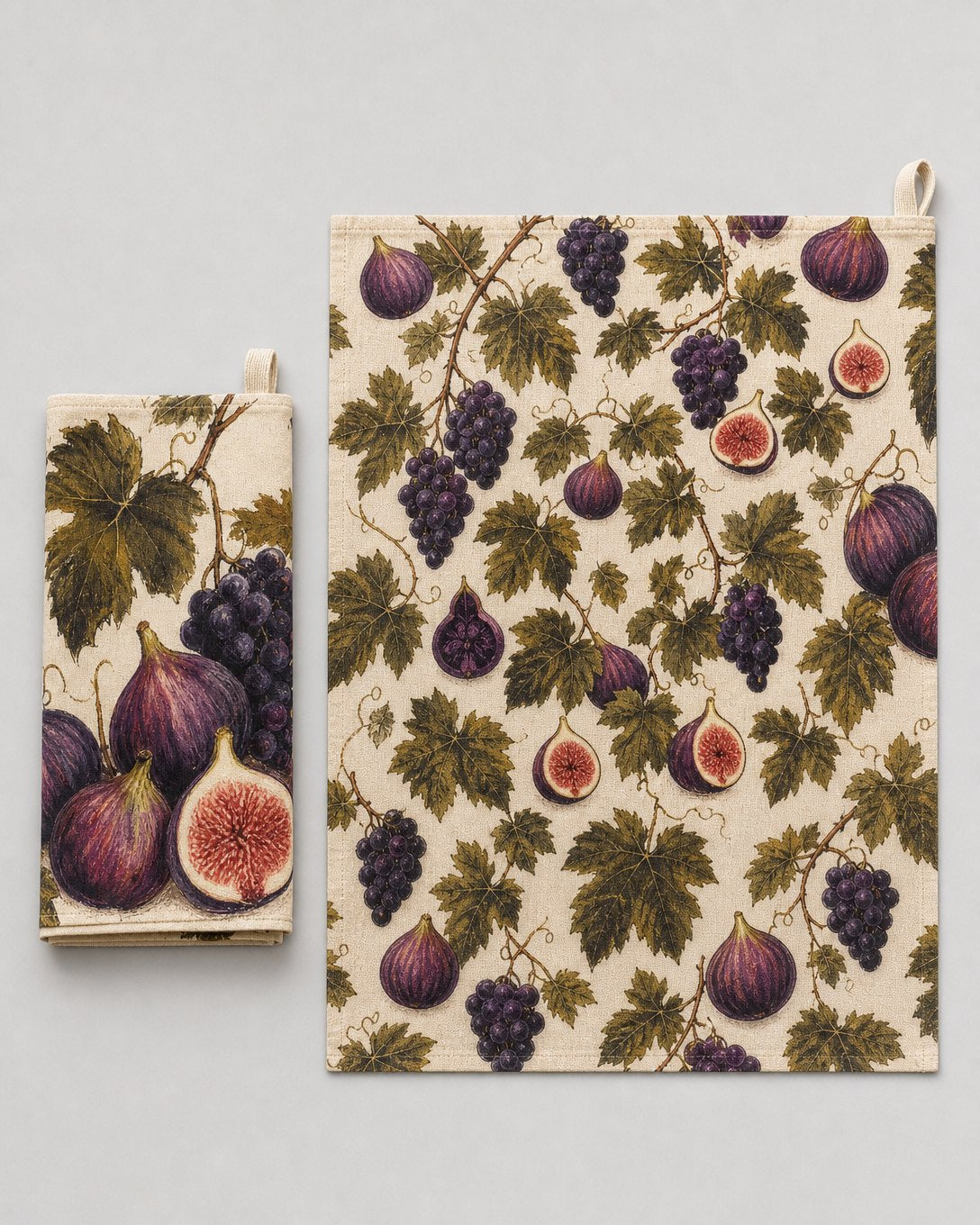 Fig & Grape Tea Towel Set, image 3