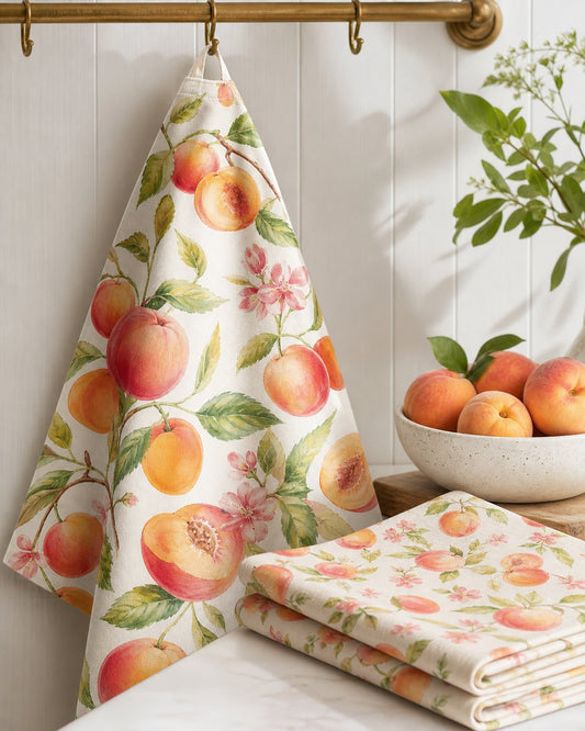 Peach Blush Tea Towel Set, image 1