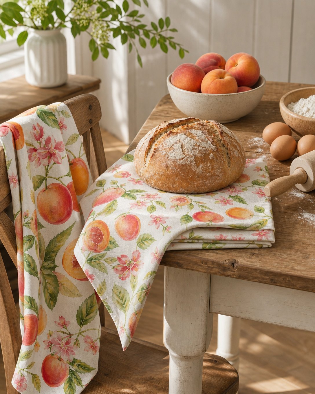 Peach Blush Tea Towel Set, image 5