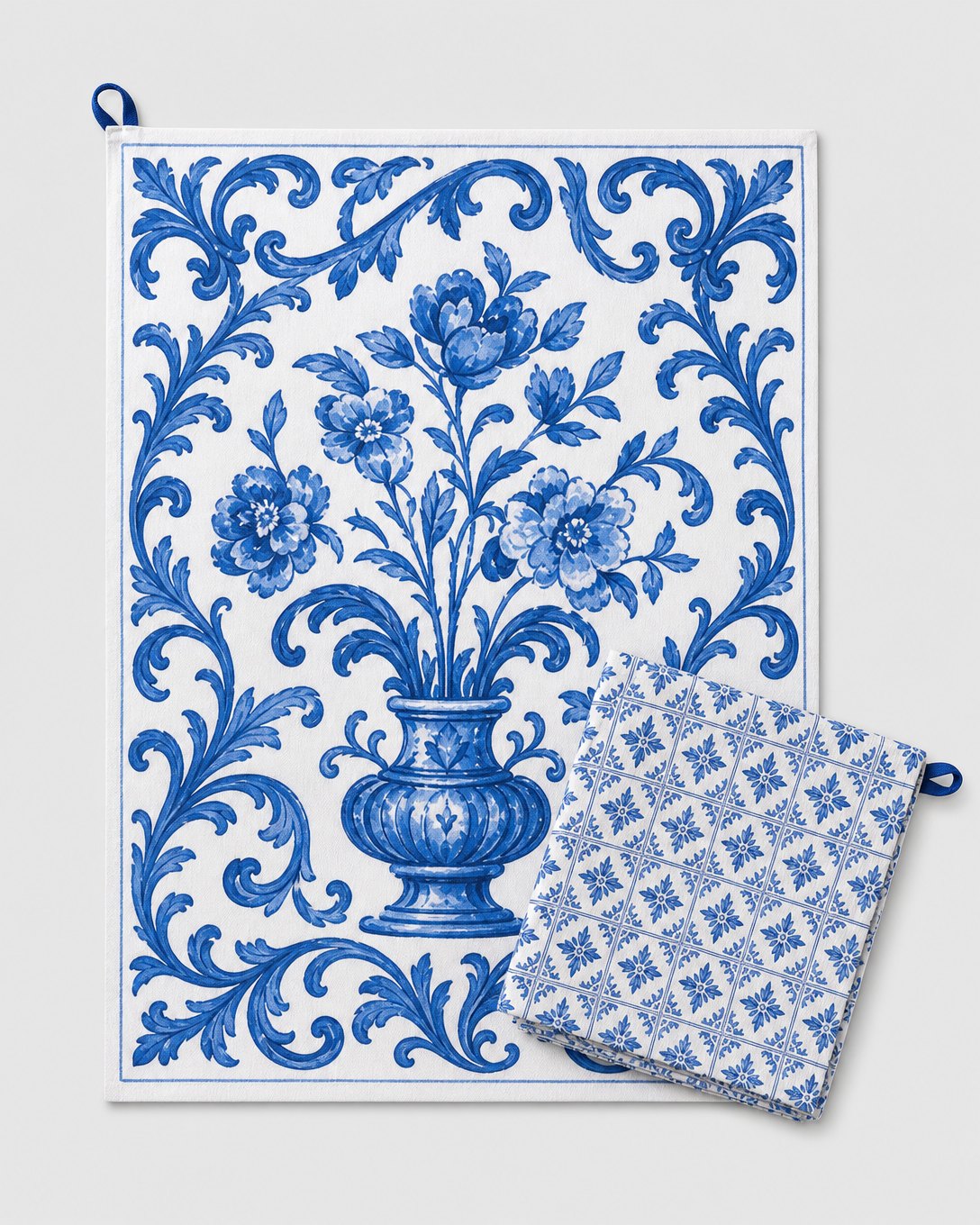 Azulejo Tiles Tea Towel Set, image 2
