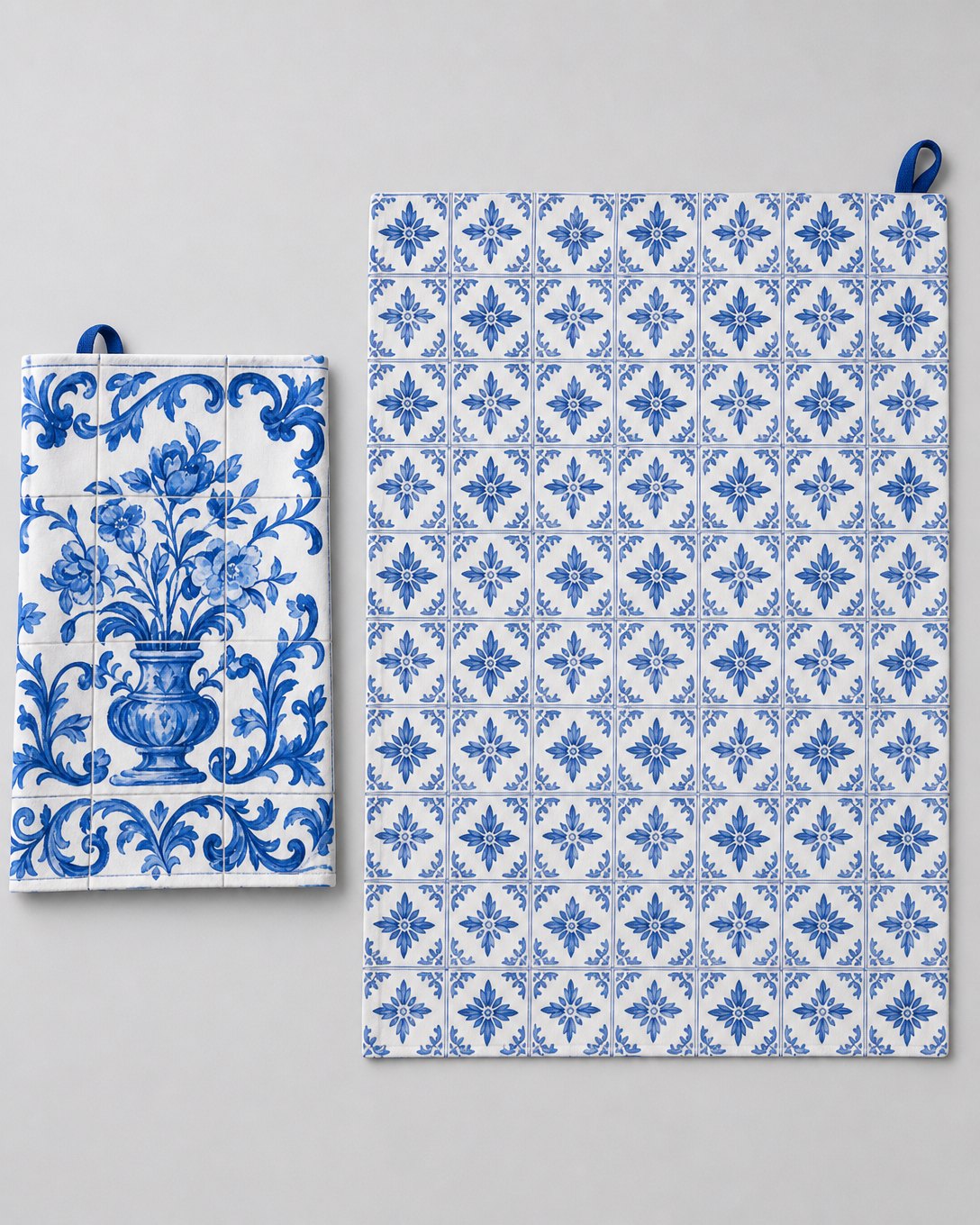 Azulejo Tiles Tea Towel Set, image 3