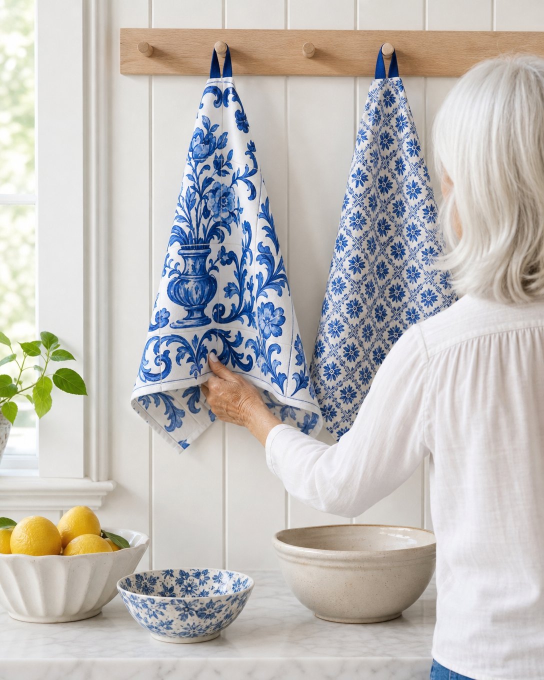 Azulejo Tiles Tea Towel Set, image 5