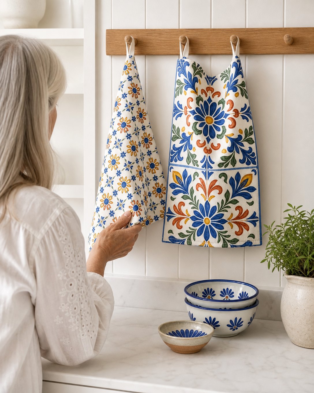Talavera Sun Tea Towel Set, image 5